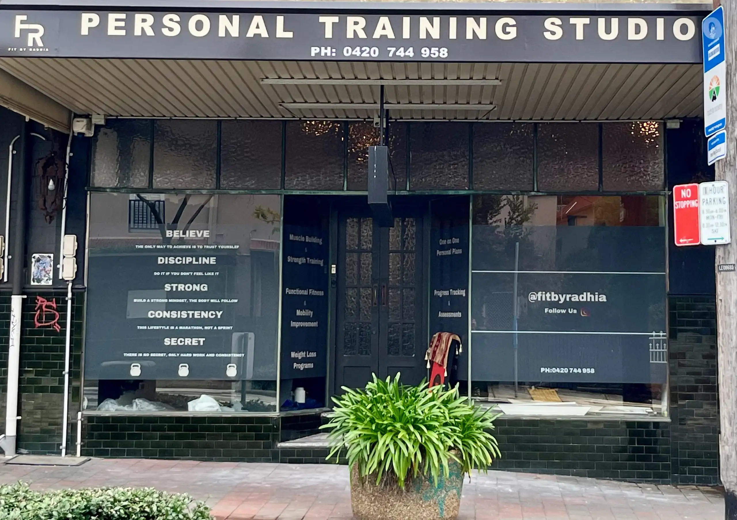 studio of fitbyradhia, personal trainer Lilyfield, Lilyfield personal training, personal trainer Inner West Sydney, fat loss coach Lilyfield,